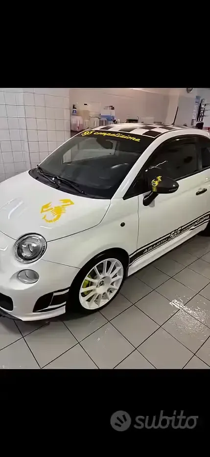 Usata Abarth 595 180 CV (132 kW) 2015 Bianco Berlina