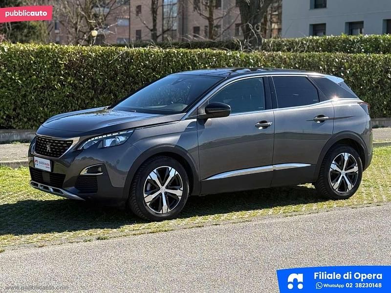 Usata Peugeot 3008 GT-line 131 CV (96 kW) 2019 Grigio SUV