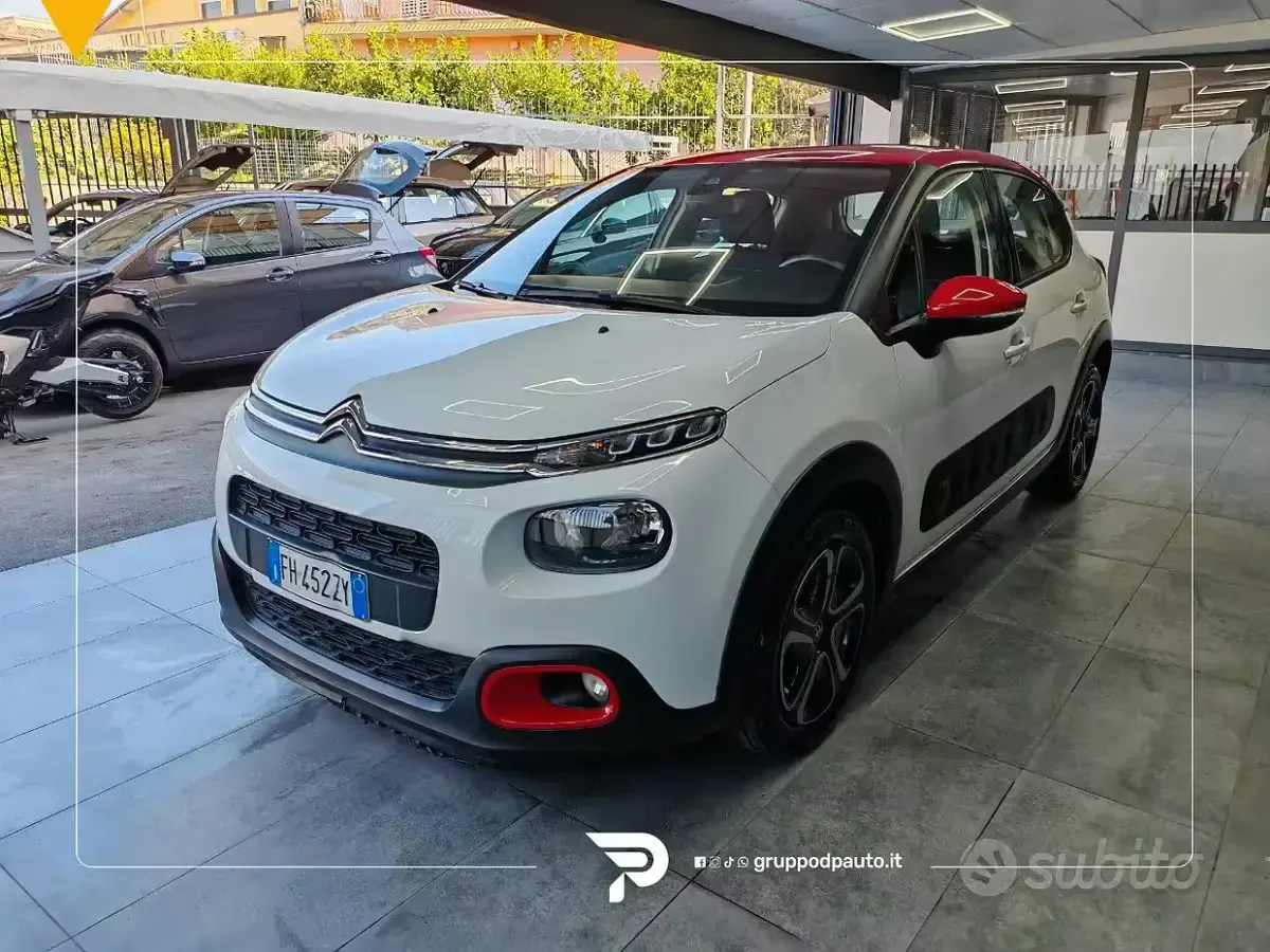 Usata Citroën C3 Shine 75 CV (55 kW) 2017 Bianco Berlina