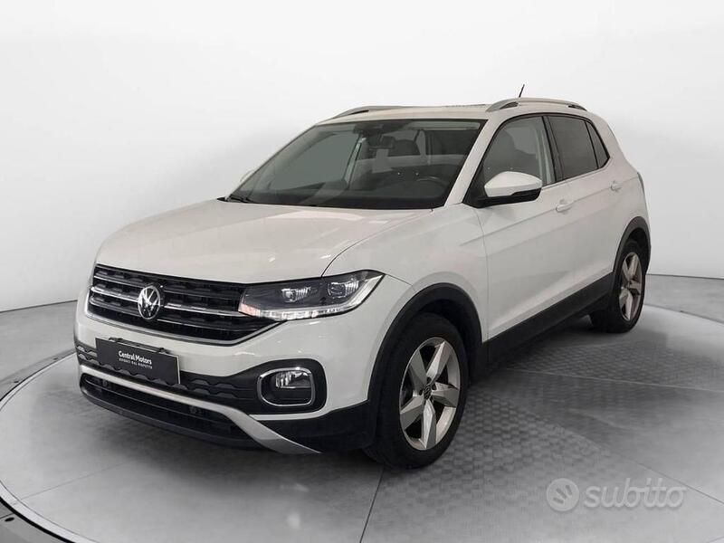 Bianco Usata 2022 VW T-Cross Advance SUV | 19.900 € (Buon prezzo) - Immagine 1/4