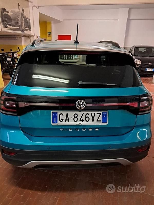 Usata VW T-Cross Advance 116 CV (85 kW) 2020 Verde SUV