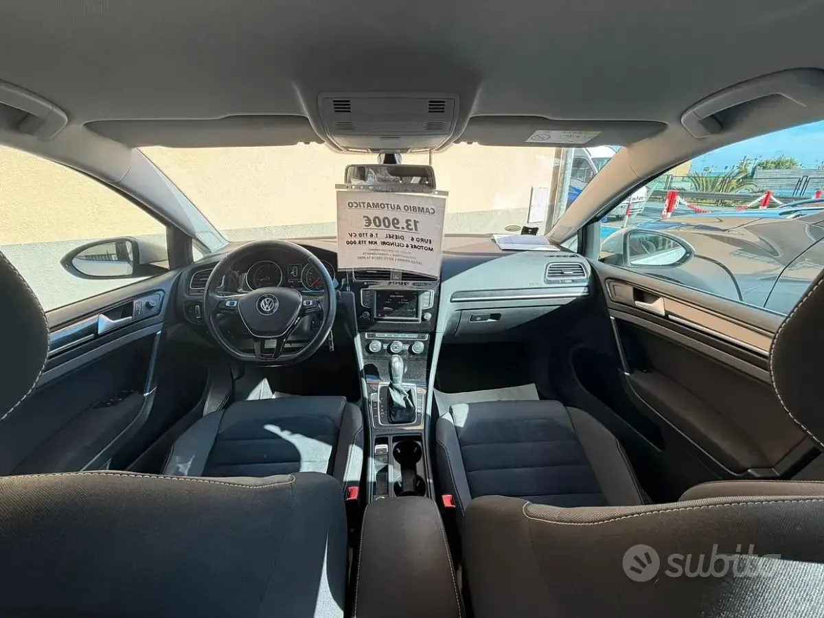 Usata VW Golf VII Highline 110 CV (80 kW) 2016 Grigio Berlina