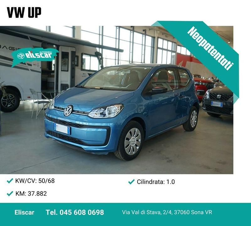Usata VW up! take up! 68 CV (50 kW) 2018 Blu Utilitaria
