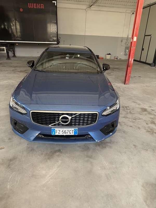 Usata Volvo V90 R-Design 150 CV (110 kW) 2019 Blu/azzurro Station wagon