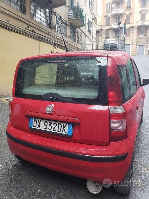 Usata Fiat Panda 2010 Rosso Utilitaria