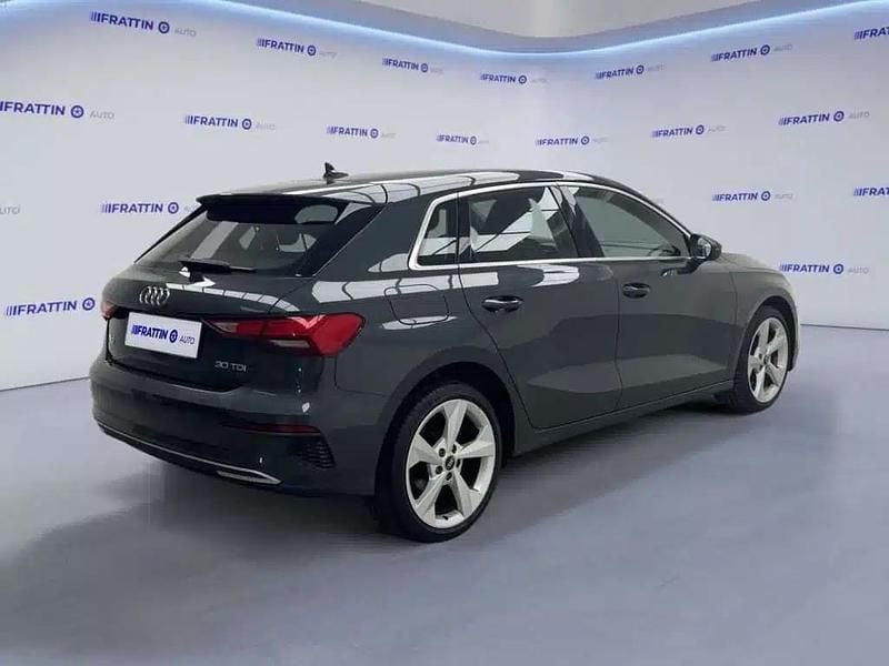 Usata Audi A3 Sportback Advanced 116 CV (85 kW) 2020 Grigio scuro Utilitaria
