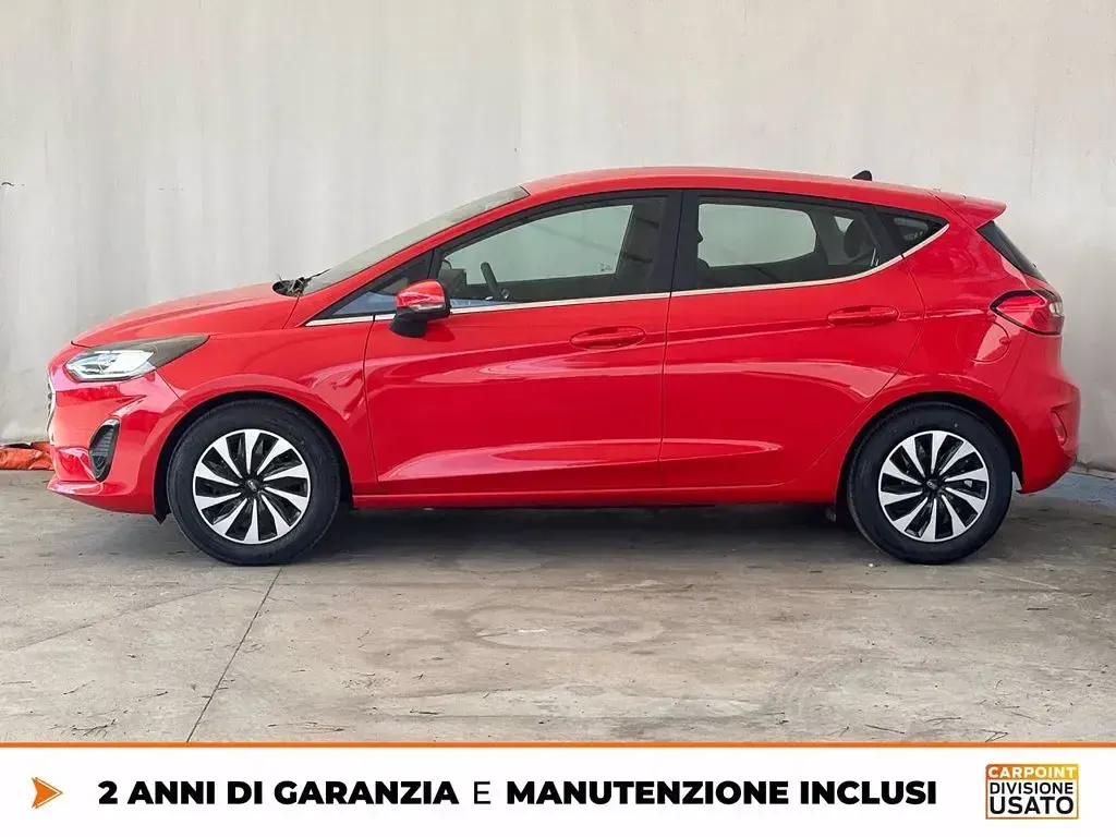 Usata Ford Fiesta Titanium 125 CV (91 kW) 2022 Rosso Utilitaria