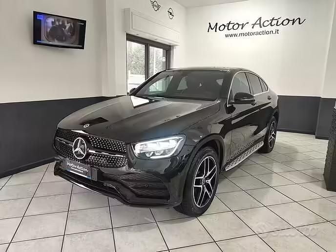 Usata Mercedes GLC220 Premium 194 CV (142 kW) 2021 Nero Coupé