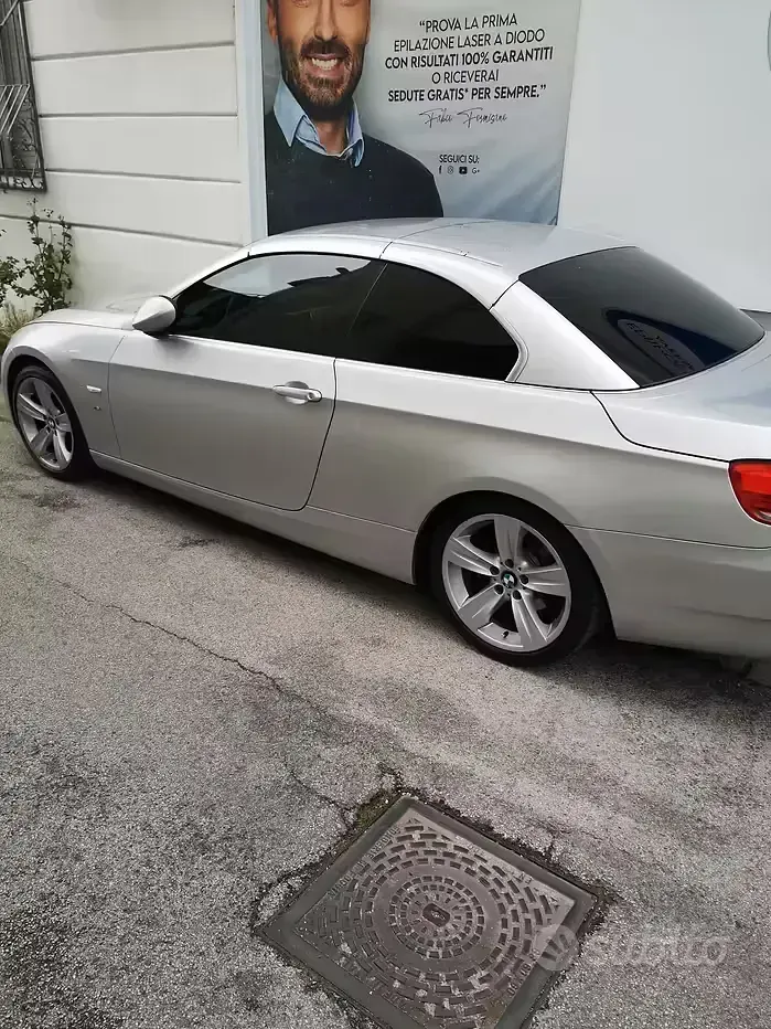 Usata BMW 320 Cabriolet 177 CV (130 kW) 2009 Grigio Cabrio