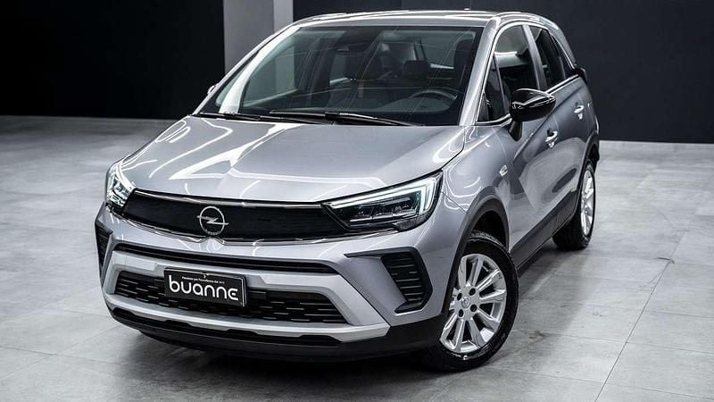 Usata Opel Crossland X Elegance 110 CV (80 kW) 2021 Grigio argento metall perlato SUV