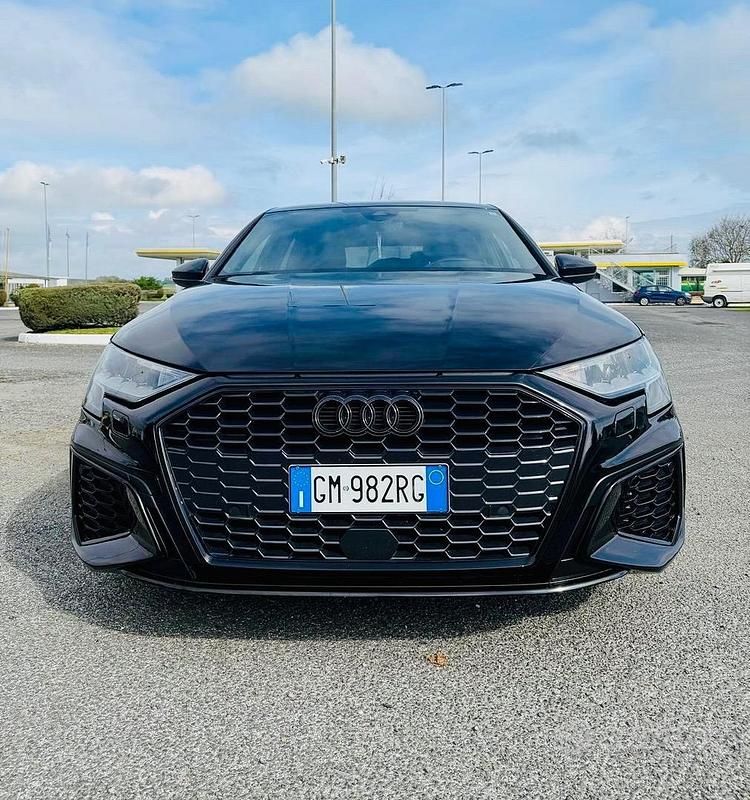 Usata Audi A3 S-Line 115 CV (84 kW) 2020 Nero Berlina