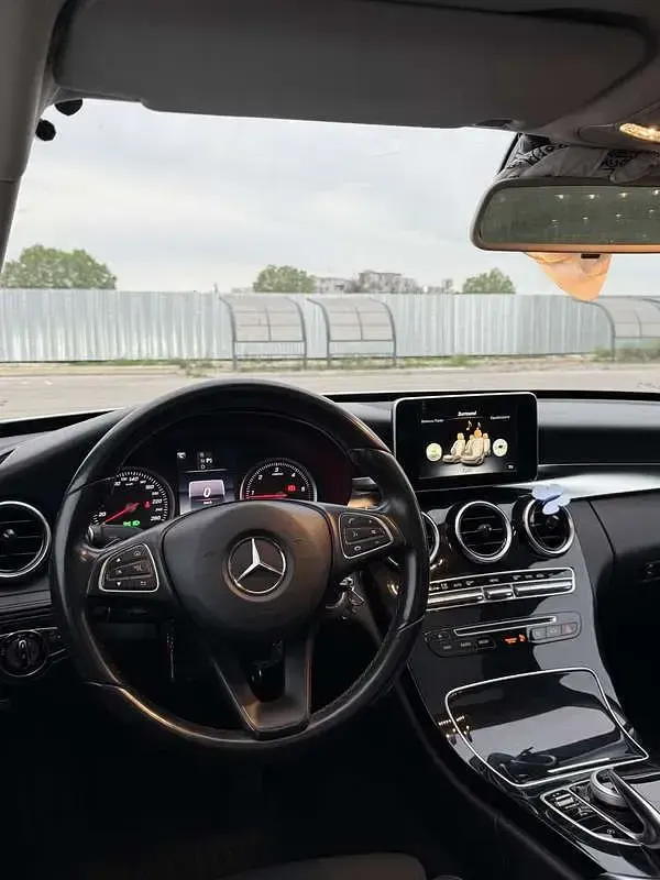 Usata Mercedes C220 Exclusive 170 CV (125 kW) 2015 Bianco Berlina