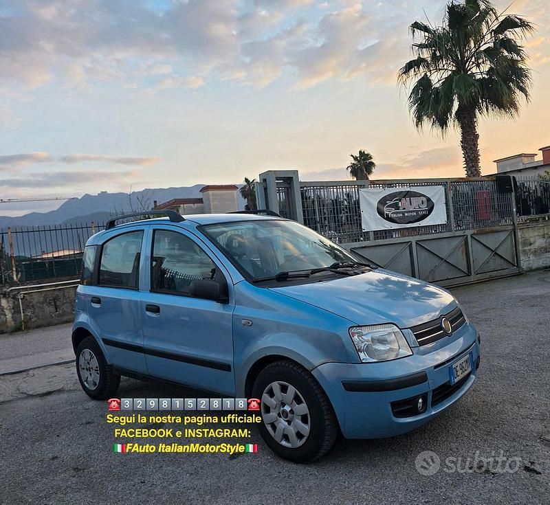 Usata Fiat Panda Dynamic 70 CV (51 kW) 2008 Blu Utilitaria