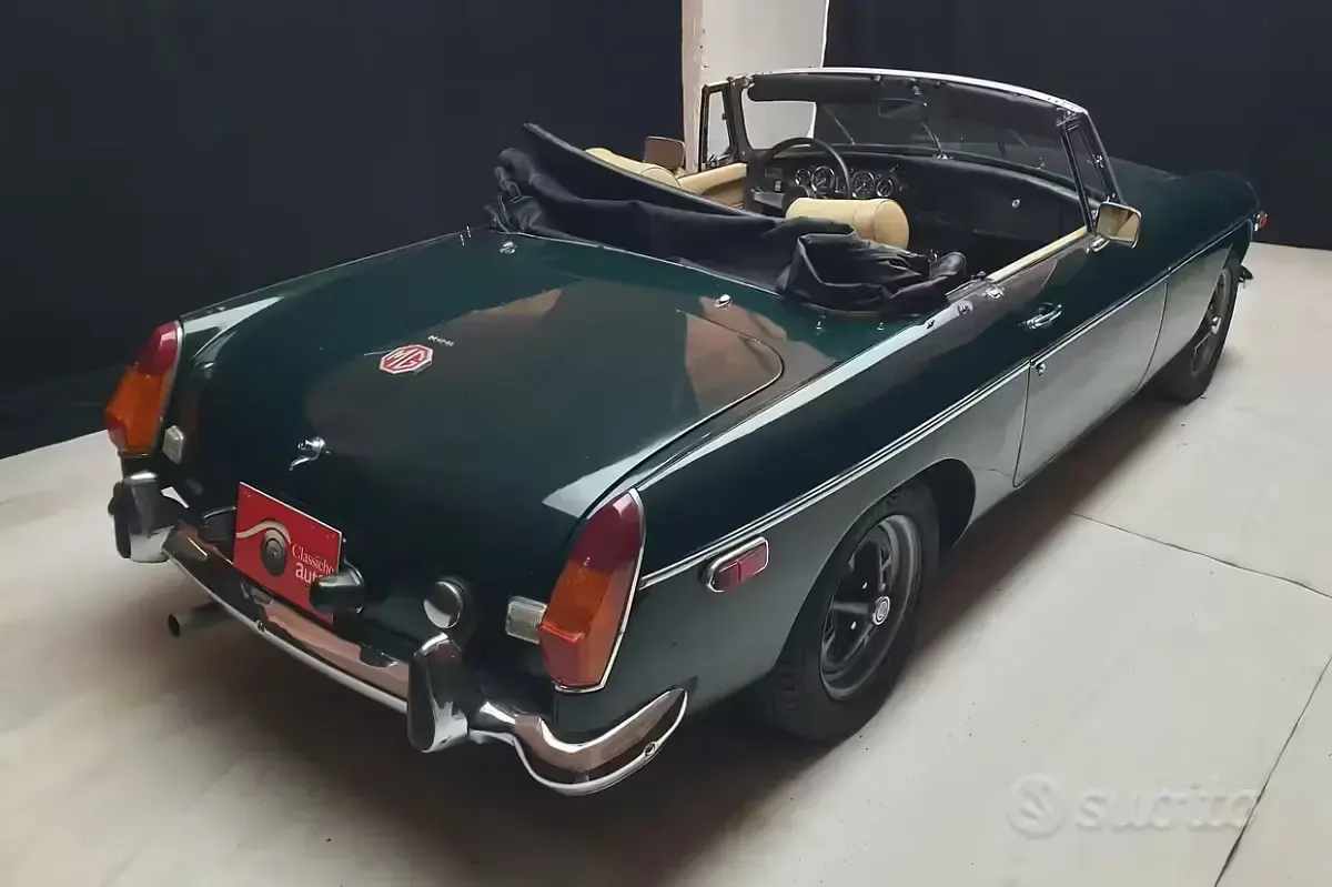 Usata MG B 74 CV (54 kW) 1970 Verde Cabrio