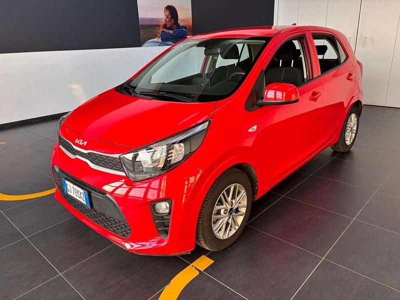 Usata Kia Picanto Comfort 67 CV (49 kW) 2022 Rosso Utilitaria