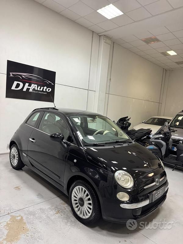 Usata Fiat 500 Lounge 69 CV (50 kW) 2010 Nero Berlina