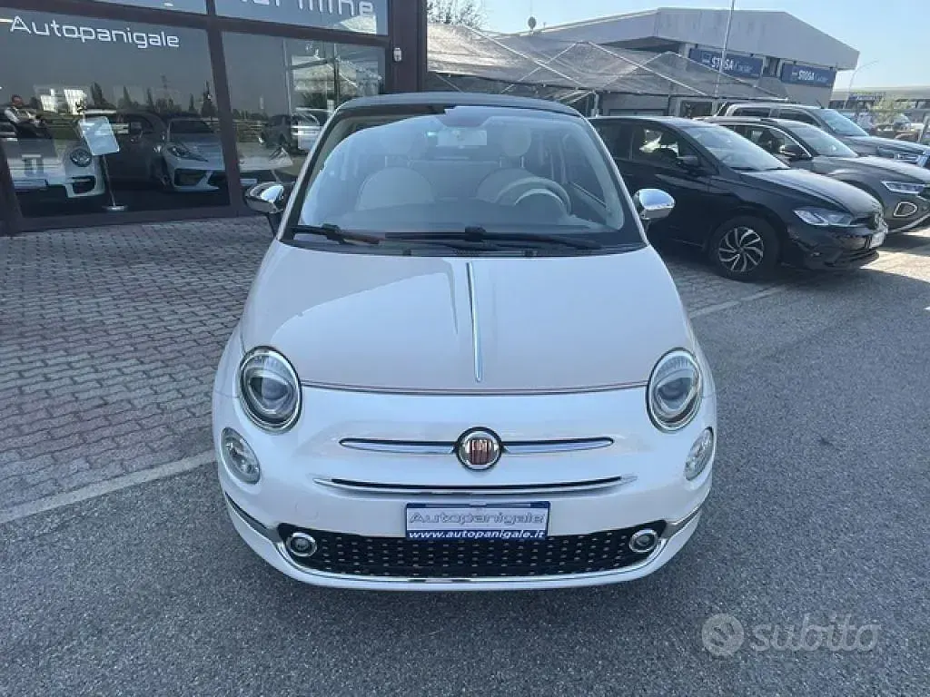 Usata Fiat 500C 95 CV (69 kW) 2018 Beige Cabrio