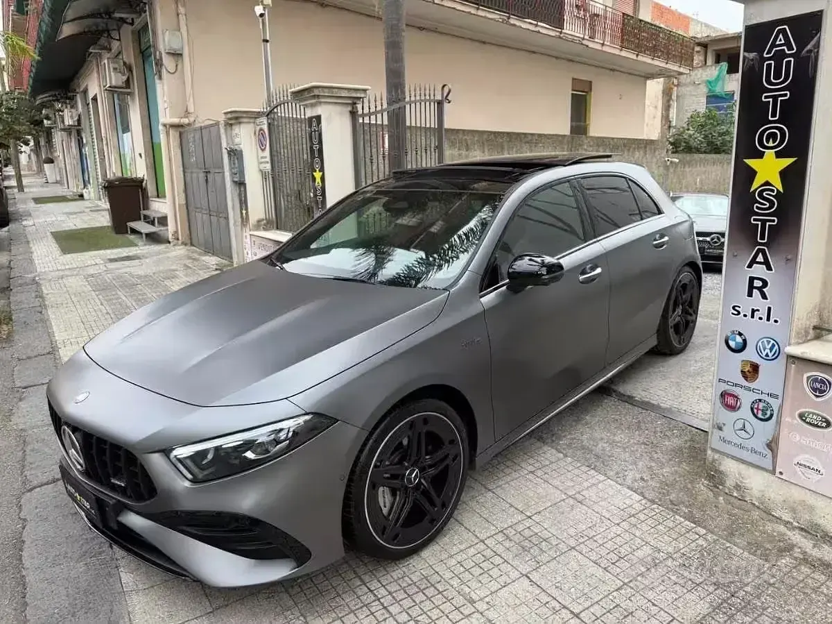 Usata Mercedes A35 AMG AMG Line Premium 305 CV (224 kW) 2023 Grigio Berlina