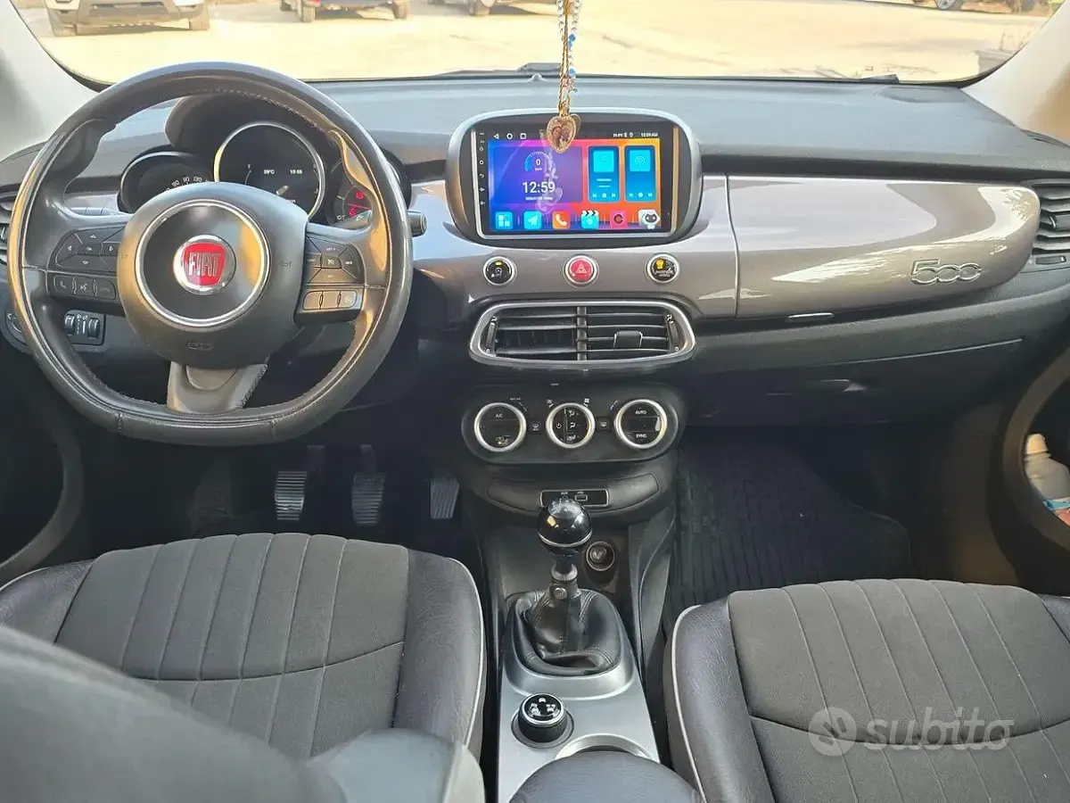 Usata Fiat 500 Lounge 120 CV (88 kW) 2016 Grigio Utilitaria