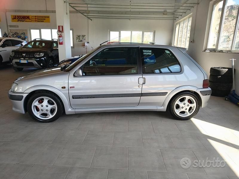 Usata Peugeot 106 GTi 118 CV (86 kW) 1997 Grigio Utilitaria