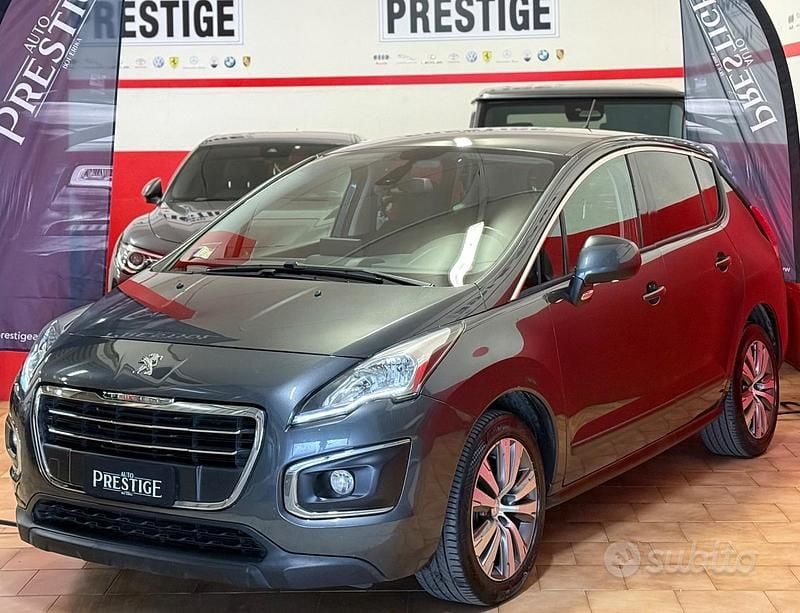 Usata Peugeot 3008 Allure 120 CV (88 kW) 2015 Grigio Station wagon