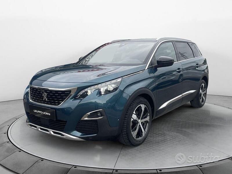 Usata Peugeot 5008 GT-line 131 CV (96 kW) 2020 Blu Monovolume