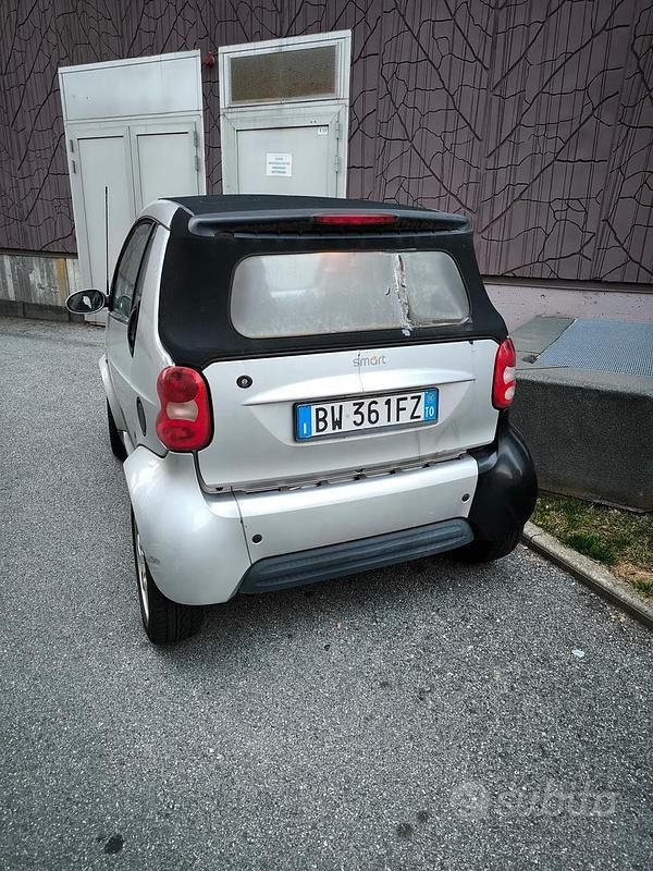 Usata Smart ForTwo Cabrio 61 CV (44 kW) 2001 Grigio Cabrio