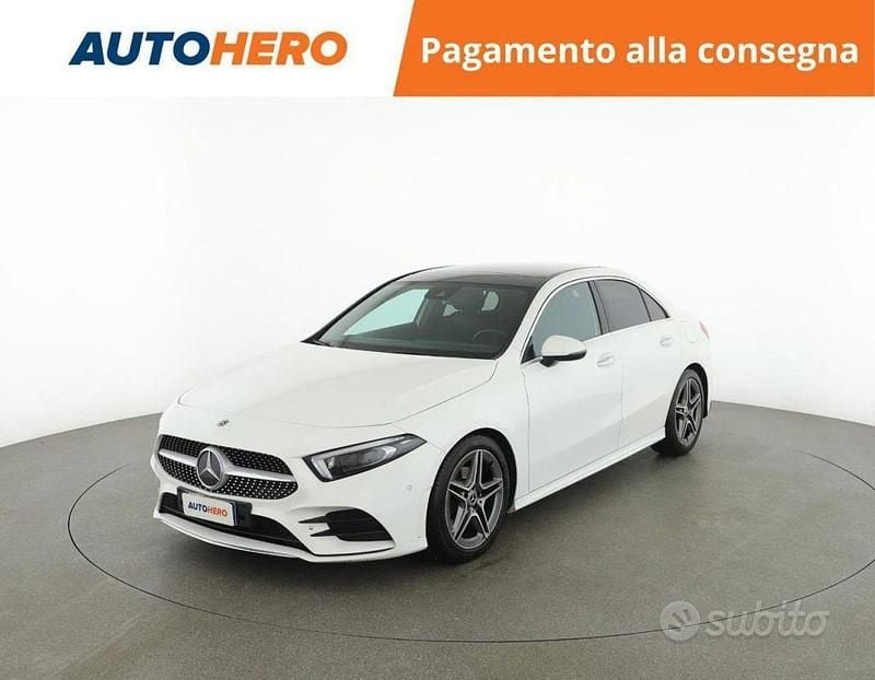 Usata Mercedes A180 Premium 115 CV (84 kW) 2019 Bianco Berlina