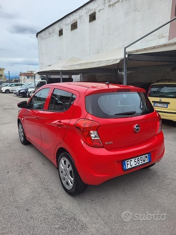 Usata Opel Karl Cosmo 75 CV (55 kW) 2016 Rosso Utilitaria