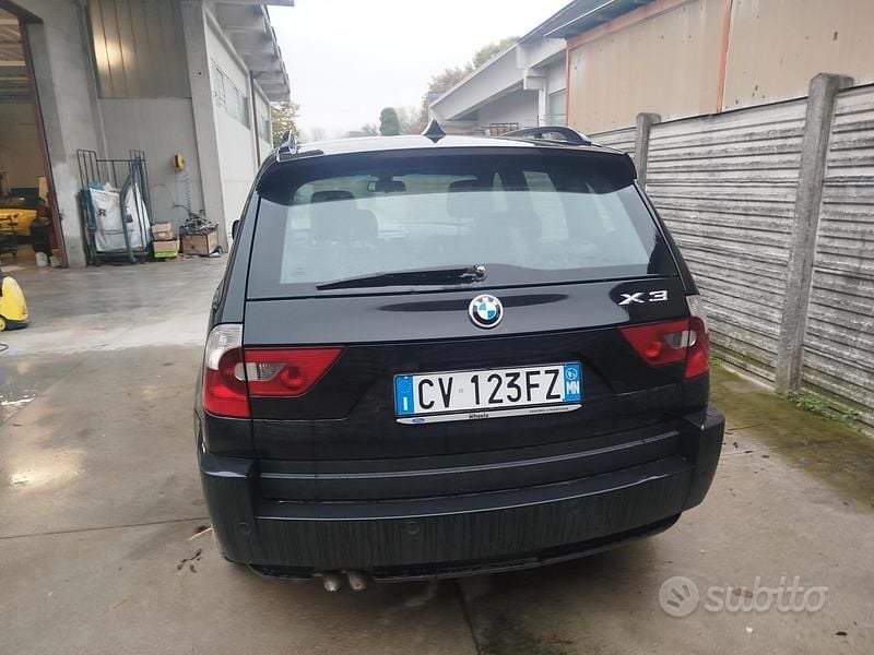 Usata BMW X3 Sport Line 218 CV (160 kW) 2005 Nero SUV