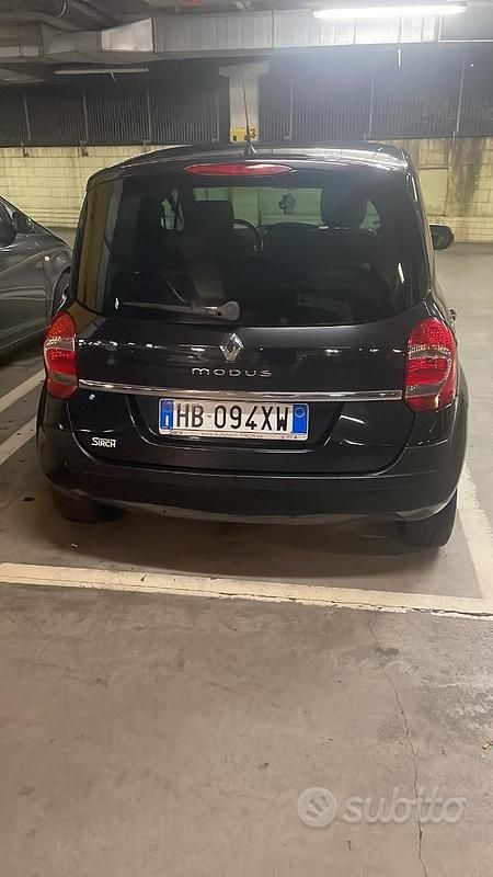 Usata Renault Modus 113 CV (83 kW) 2012 Nero Monovolume