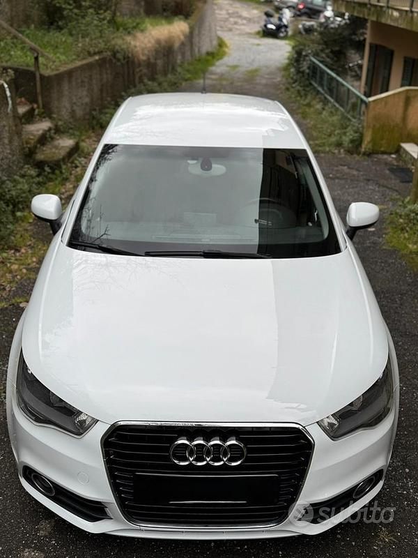 Usata Audi A1 90 CV (66 kW) 2009 Bianco Utilitaria