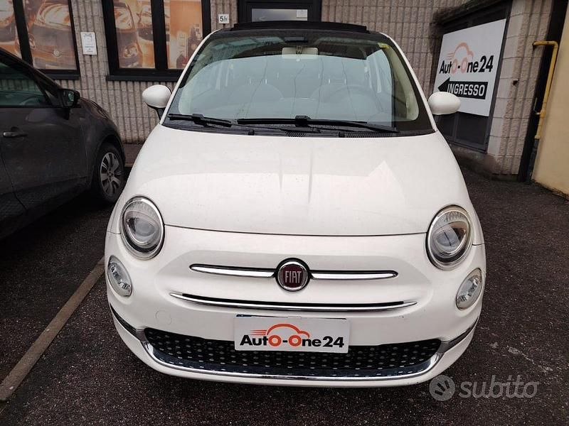 Usata Fiat 500C Lounge 69 CV (50 kW) 2016 Bianco gelato metallizzato Cabrio