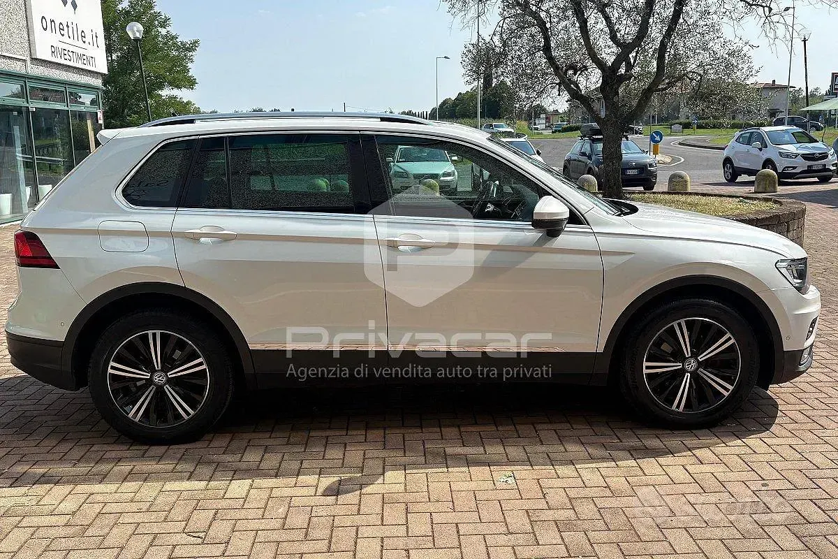 Usata VW Tiguan Advance 150 CV (110 kW) 2017 Bianco SUV