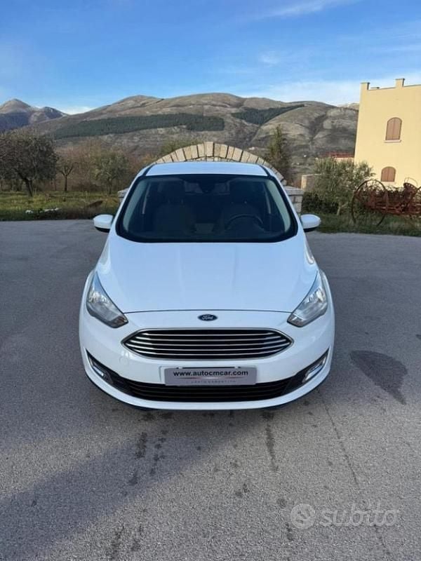Usata Ford C-MAX Titanium 95 CV (69 kW) 2016 Bianco Monovolume