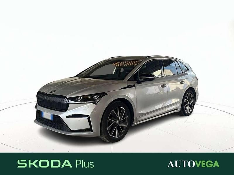 Grigio Usata 2022 Skoda Enyaq iV SportLine SUV | 24.900 € (Buon prezzo) - Immagine 1/4