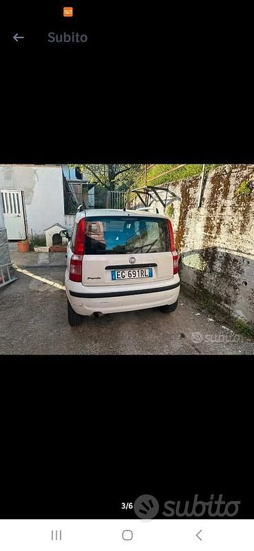 Usata Fiat Panda 75 CV (55 kW) 2011 Bianco Utilitaria