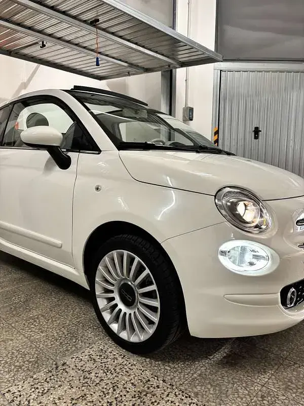 Usata Fiat 500C Lounge 69 CV (50 kW) 2019 Bianco Cabrio