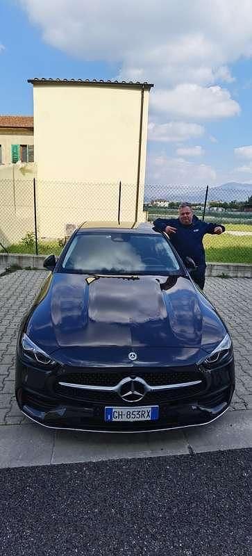 Usata Mercedes C220 Premium 200 CV (147 kW) 2022 Nero Berlina
