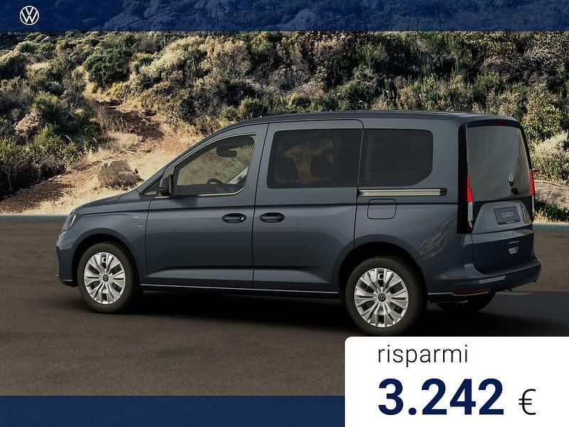 Nuova VW Caddy 102 CV (75 kW) 2026 Starlight blue metallizzato Monovolume