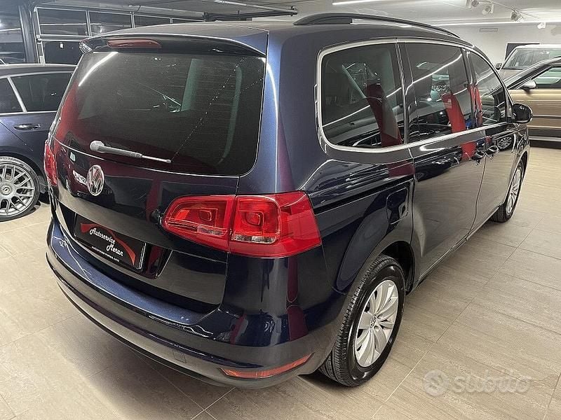 Usata VW Sharan 140 CV (102 kW) 2014 Blu Monovolume