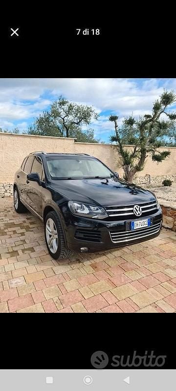 Usata VW Touareg 245 CV (180 kW) 2011 Nero SUV