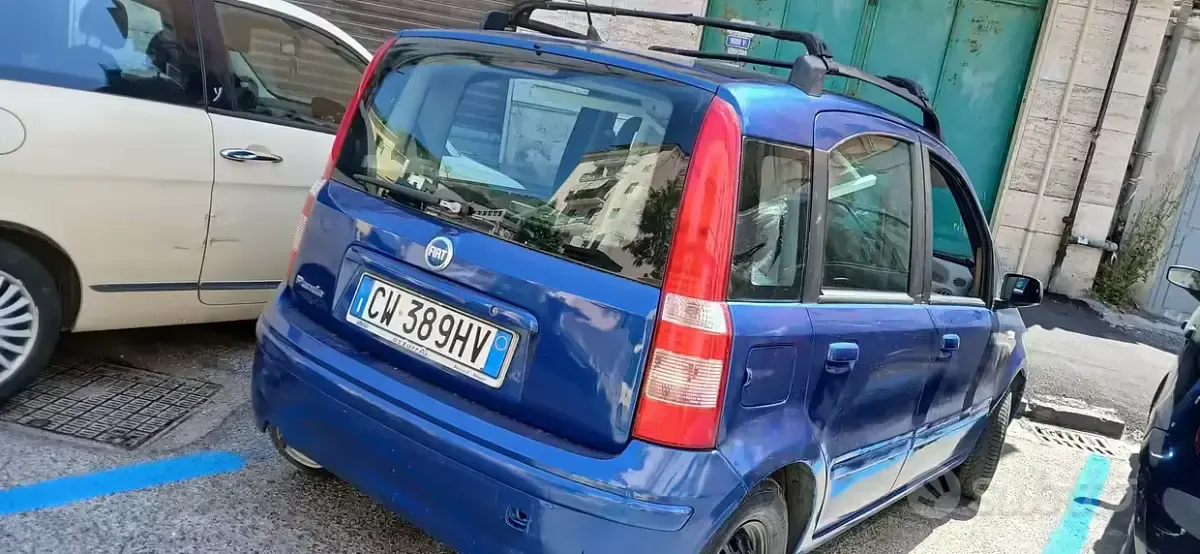 Usata Fiat Panda 60 CV (44 kW) 2005 Blu Utilitaria