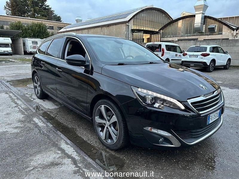 Usata Peugeot 308 SW Allure 120 CV (88 kW) 2017 Nero Station wagon