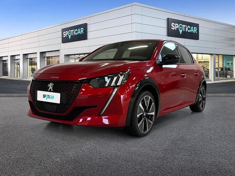 Usata Peugeot e-208 GT 100 kW (136 CV) 2022 Rosso Utilitaria
