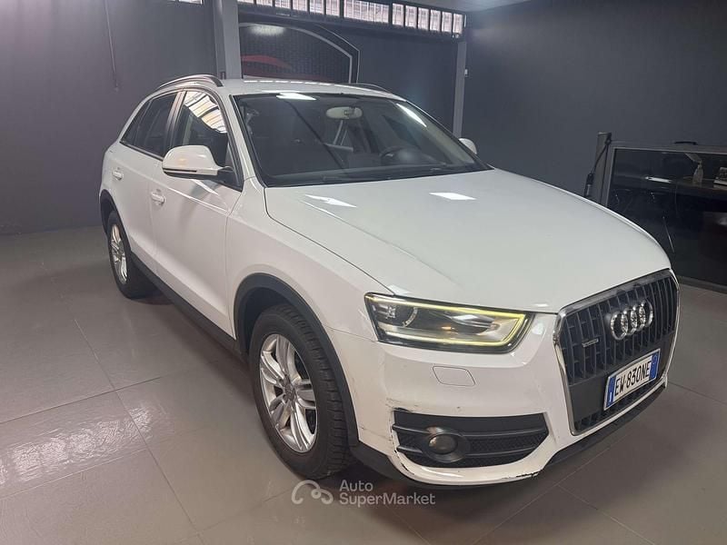 Usata Audi Q3 S-Line 140 CV (102 kW) 2014 Bianco SUV