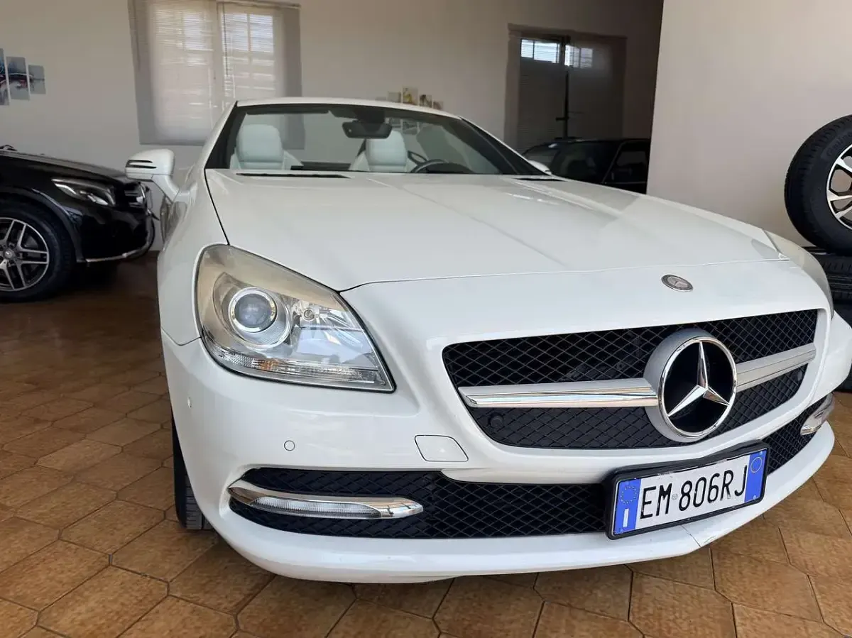 Usata Mercedes SLK250 Premium 204 CV (150 kW) 2012 Bianco Cabrio