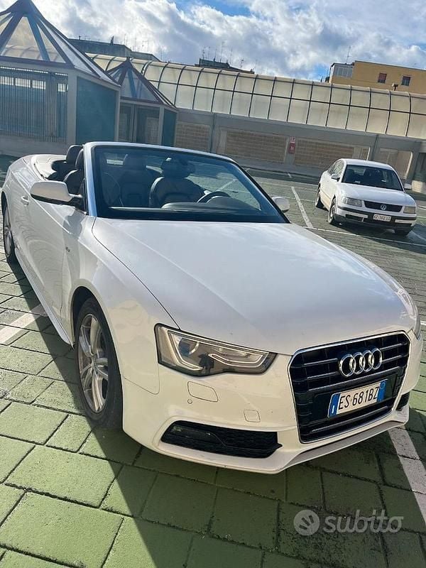 Usata Audi A5 Cabriolet 177 CV (130 kW) 2013 Bianco Cabrio