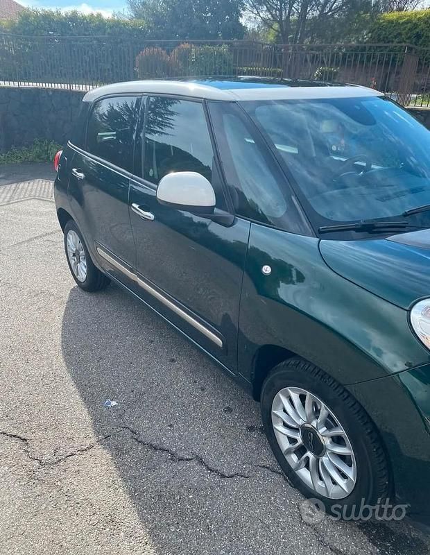 Usata Fiat 500L 105 CV (77 kW) 2014 Verde Monovolume