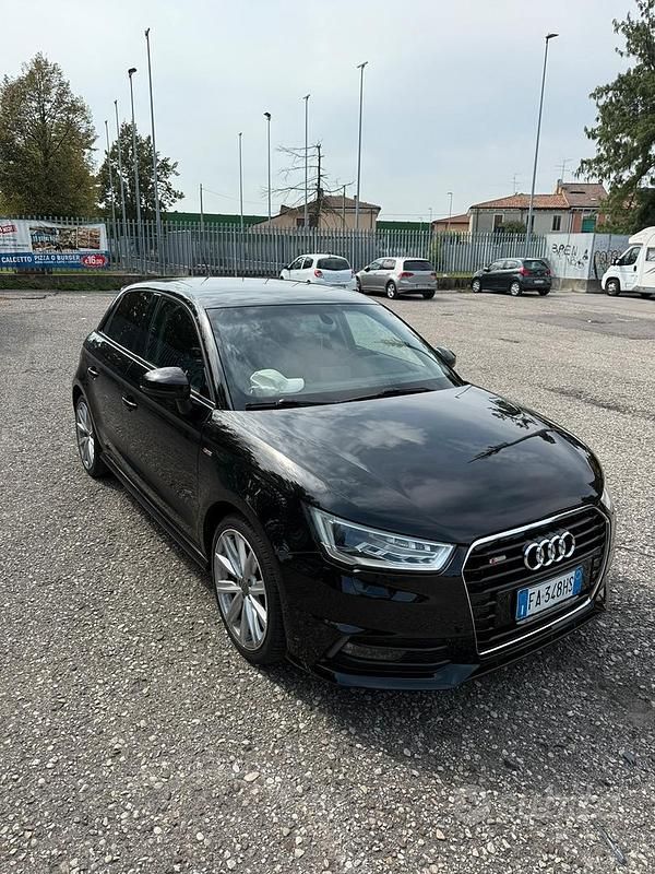 Usata Audi A1 S-Line 116 CV (85 kW) 2015 Nero Utilitaria